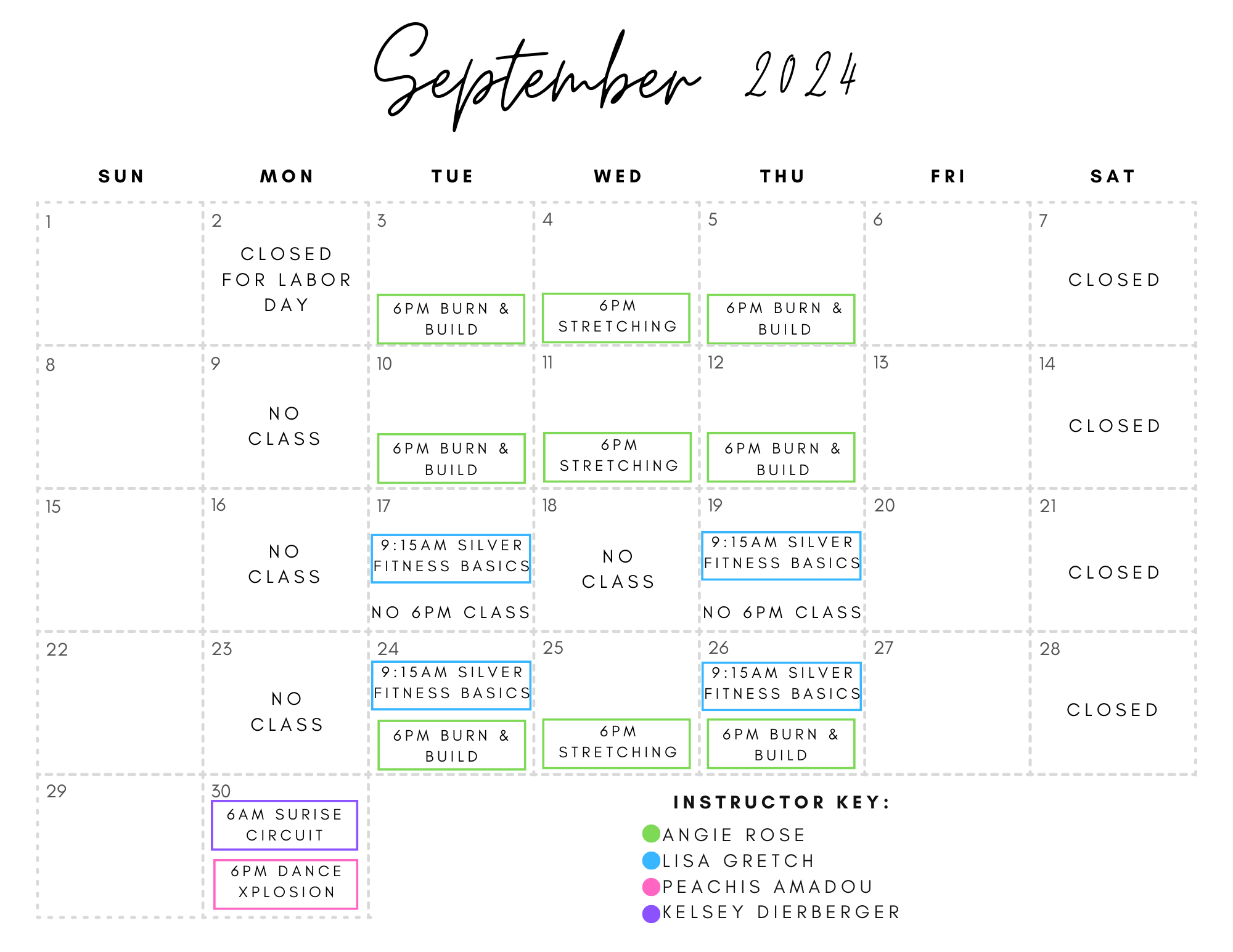 White Simple September 2024 Monthly Calendar